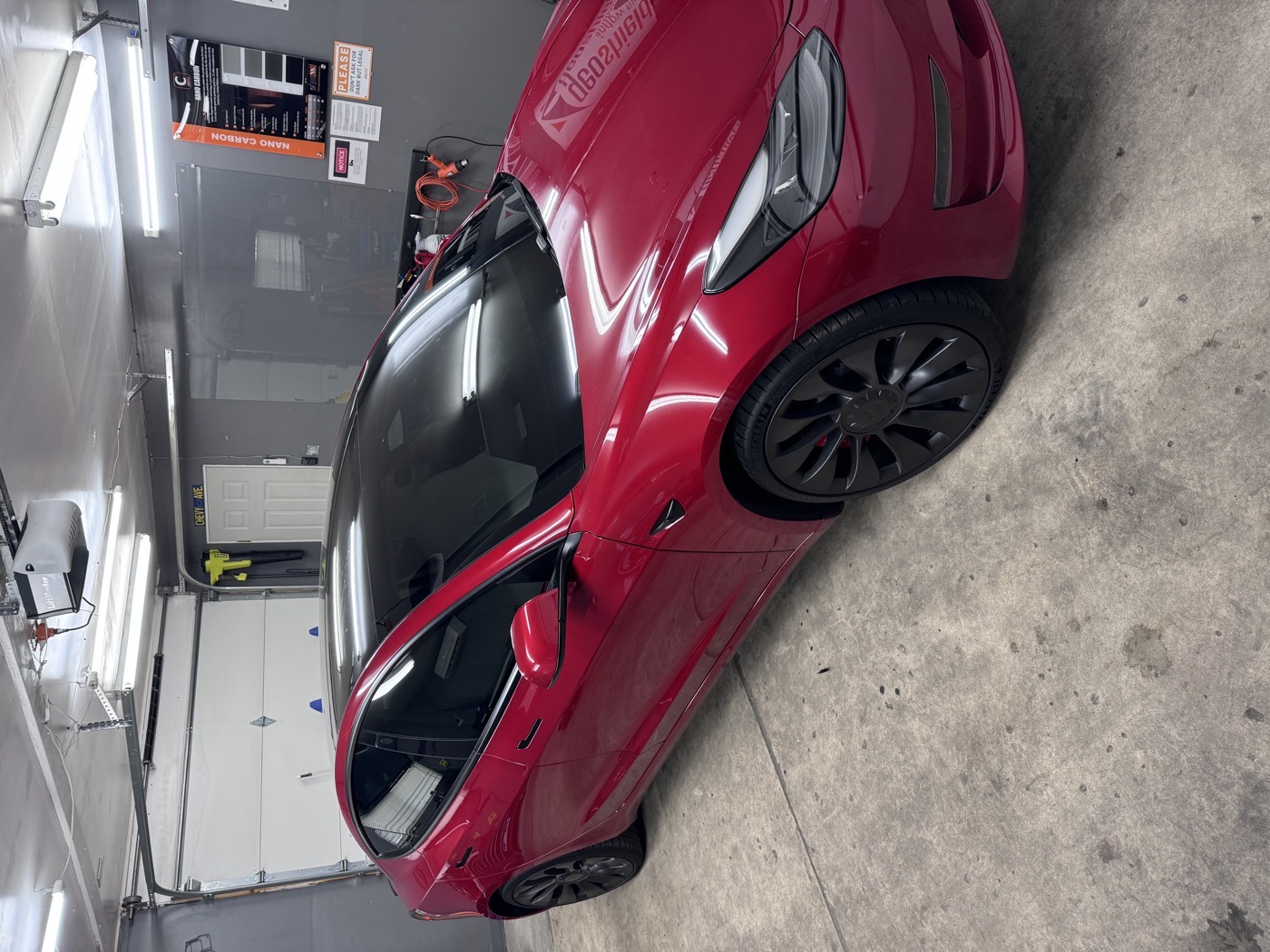 Tesla window tinting in Chicagoland
