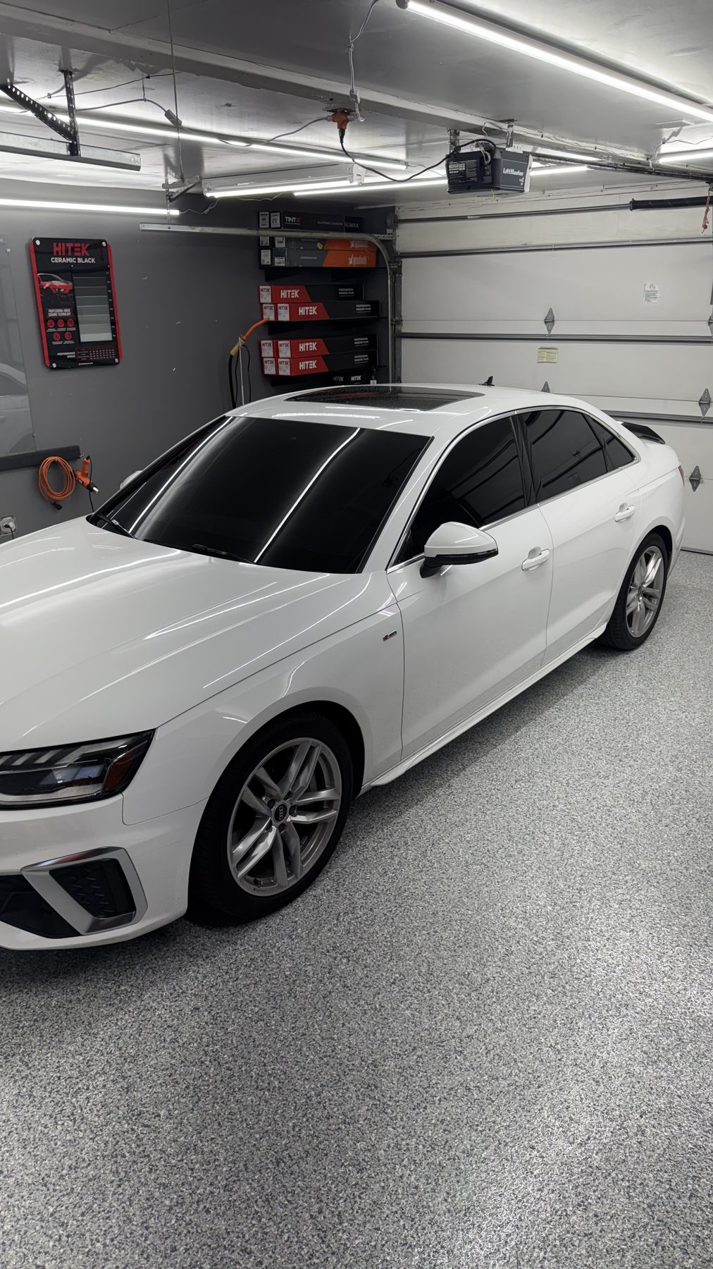 Sedan window tint