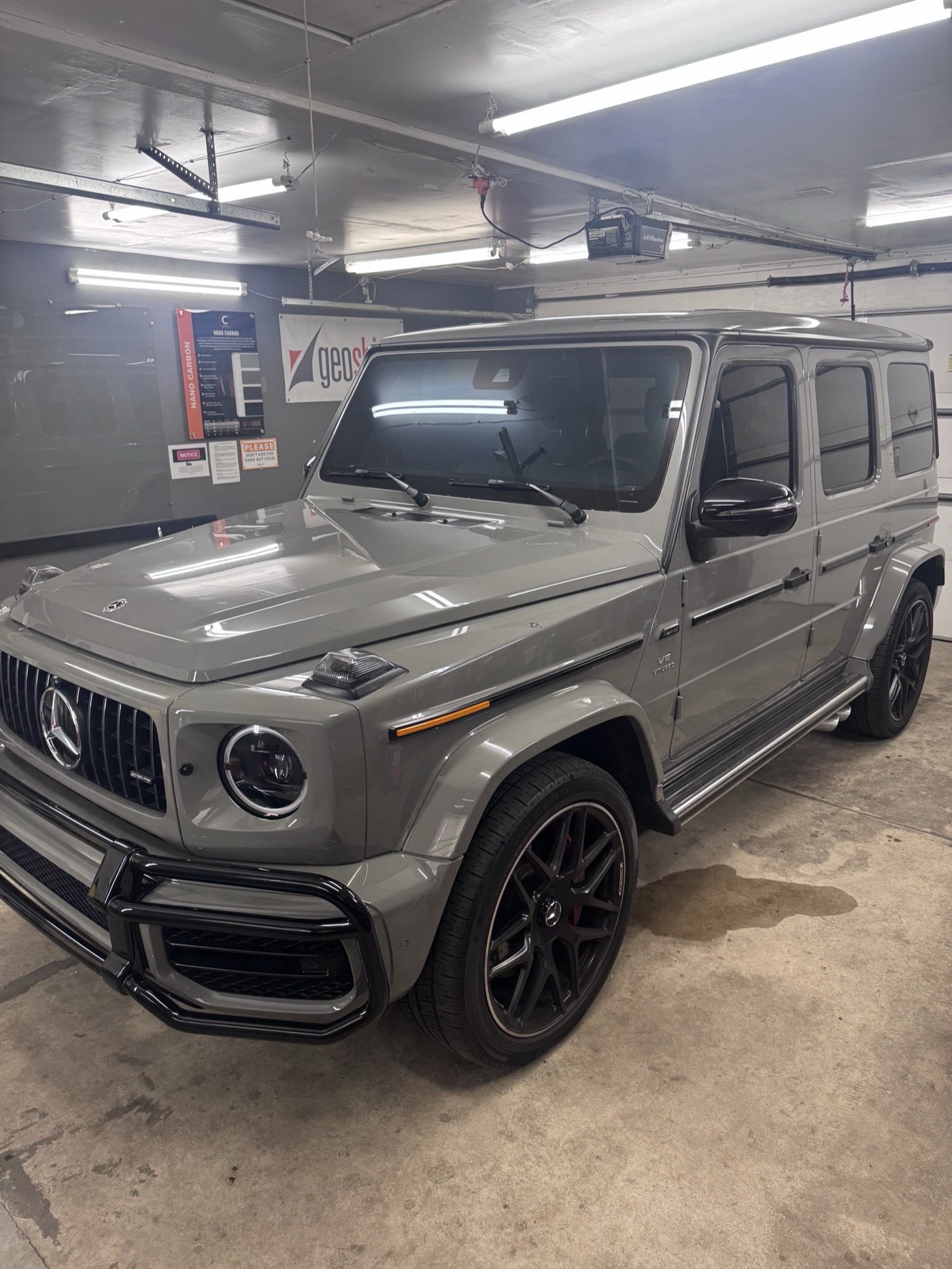Front 2 window tinting Chicago Mercedes SUV